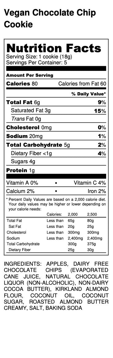 Chocolate Chip Cookies (Vegan & Gluten-Free)