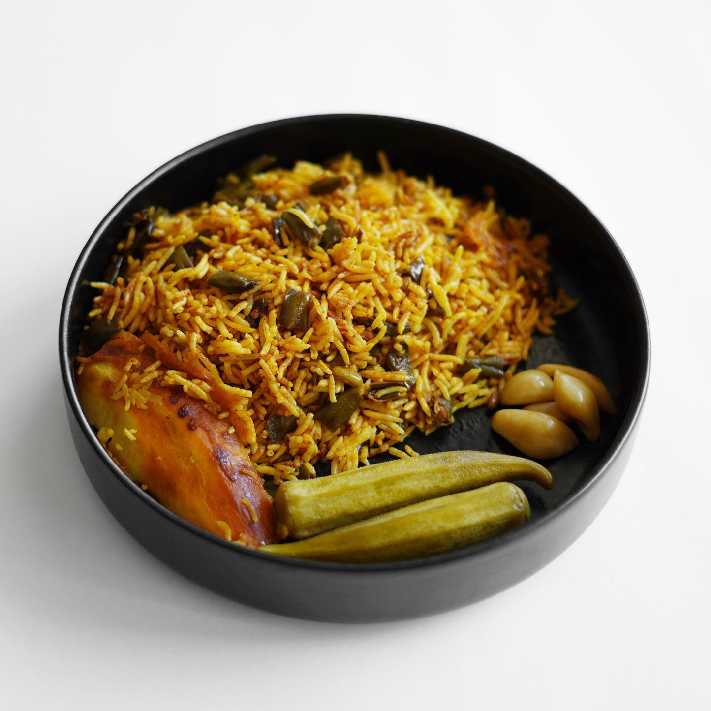 Vegan Persian Green Beans Rice (Loo'bia Polo)