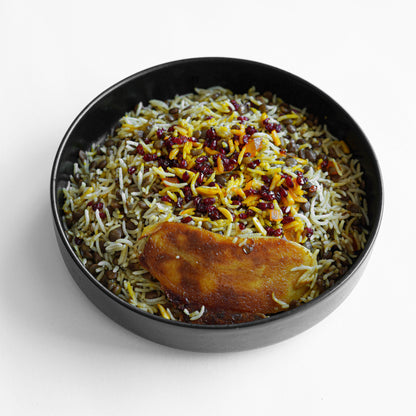 Vegan Persian Lentil Rice (Adas Polo)